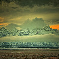 Grand Tetons Dramatic Sunset